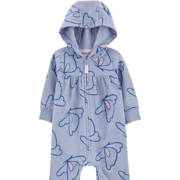 Carters blue butterfly jumpsuit - Picture 1 of 4